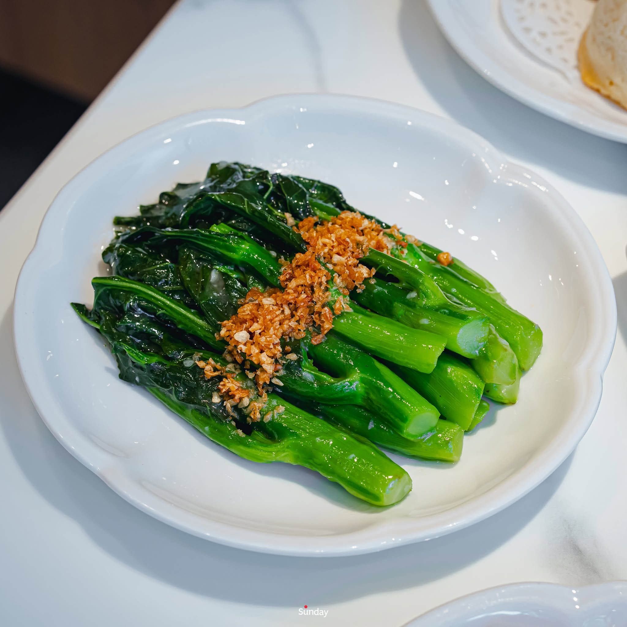 Stir-fried Kai Lan with Minced Garlic