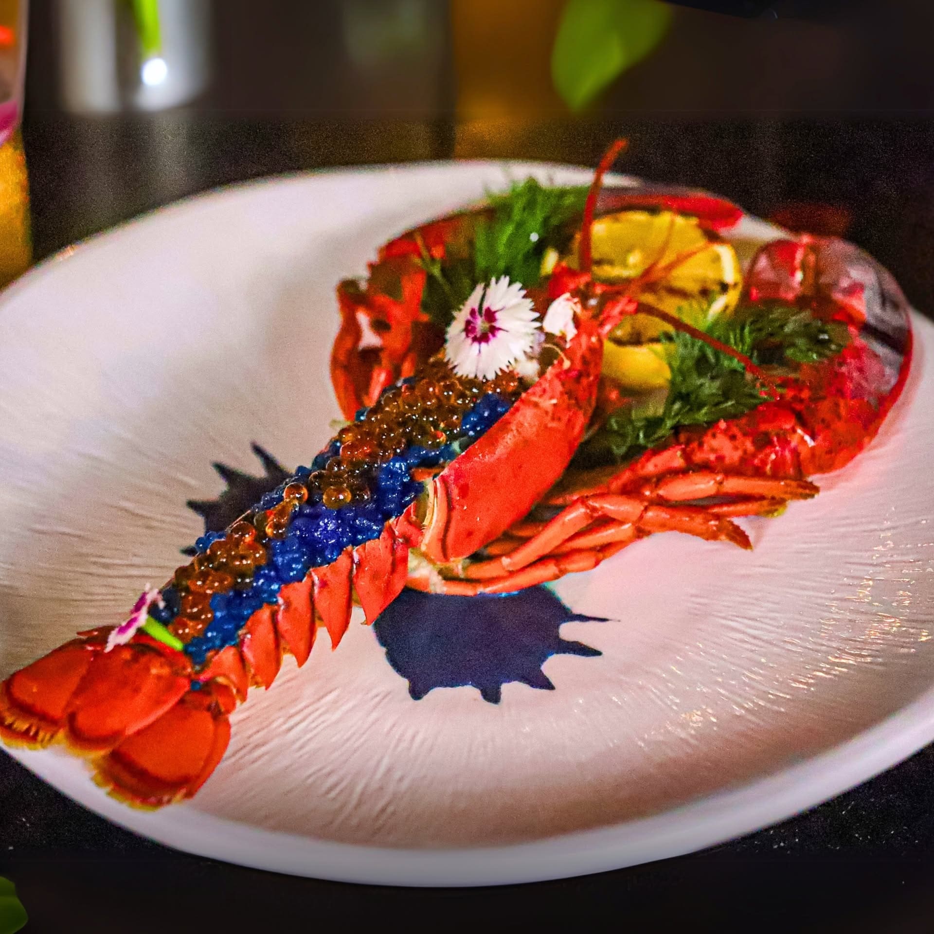 Blue Sky Rooftop Restaurant & Bar — รูปภาพ (อาหาร)