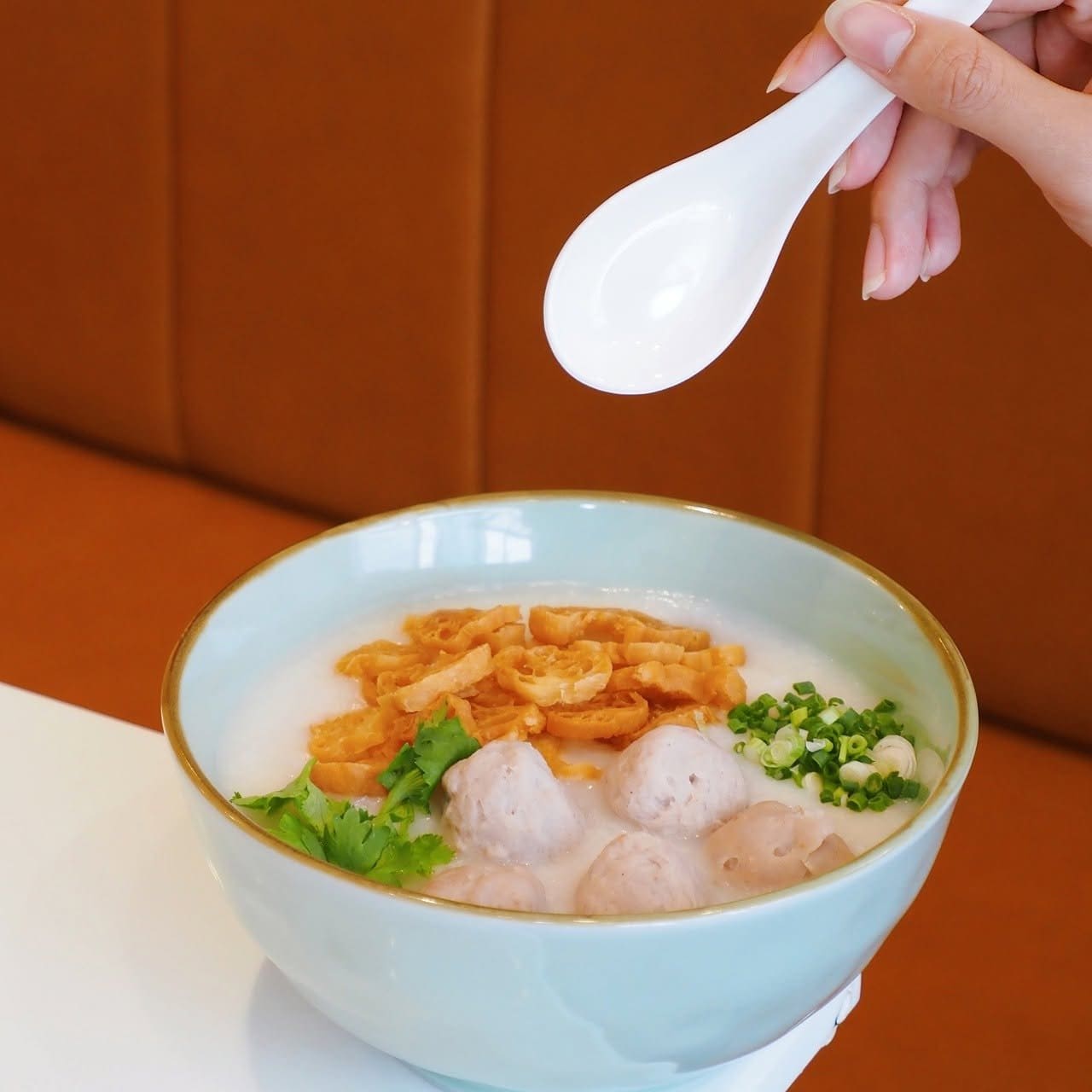Handmade Meatball Congee