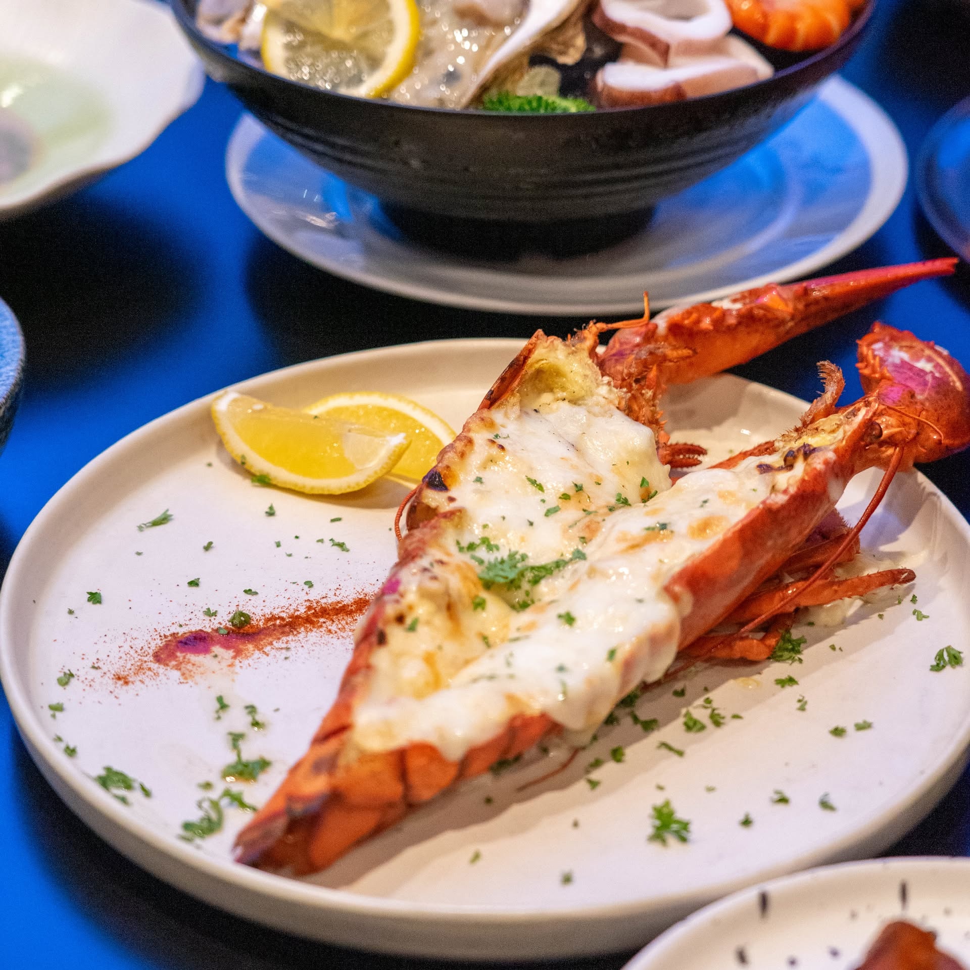 Grilled River Prawns