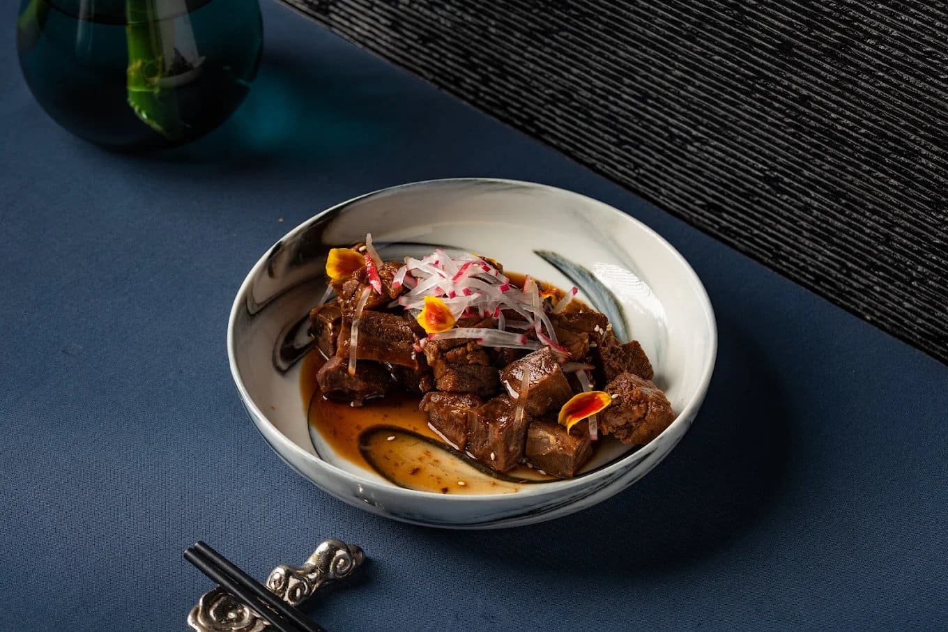 Chinese Beef Salad with Vinegar-Cucumber 