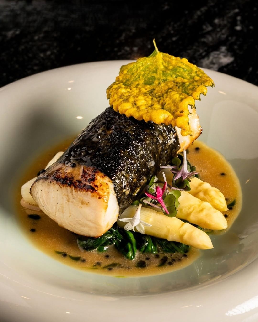 Black Cod Wrapped in Nori