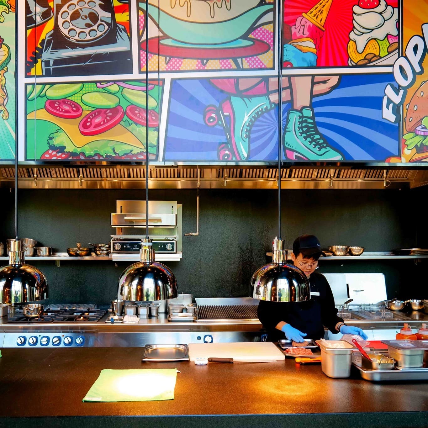 Big Bite Burger Bar & Grill — รูปภาพ (ภายในร้าน)