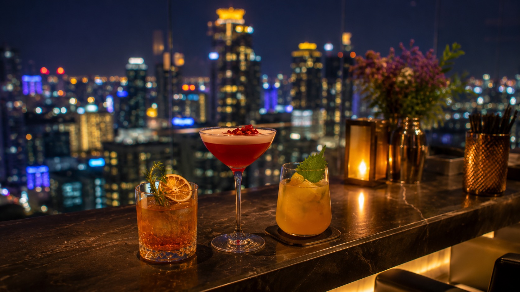 Bangkok Sky Bar บาร์ & รูฟท็อป ย่านทองหล่อ กรุงเทพฯ