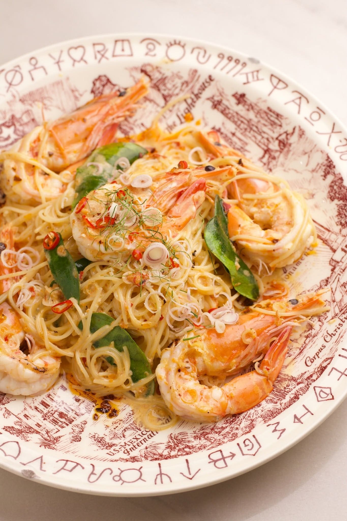 พาสต้าต้มยำกุ้งครีมซอส
