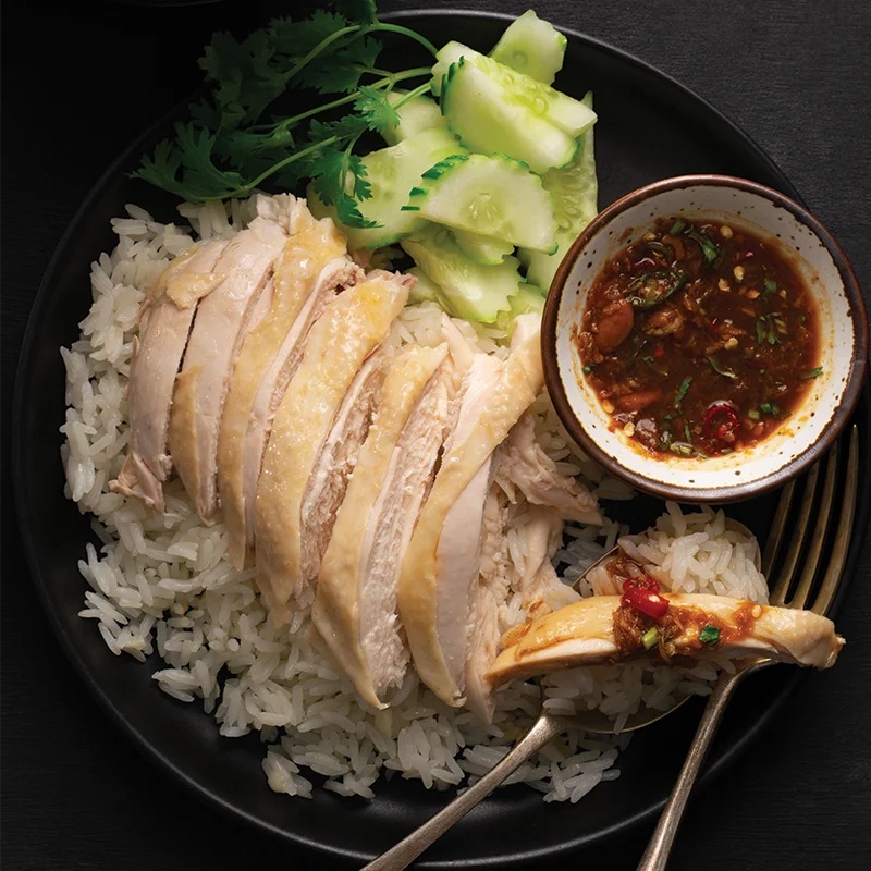 ข้าวมันไก่ต้ม