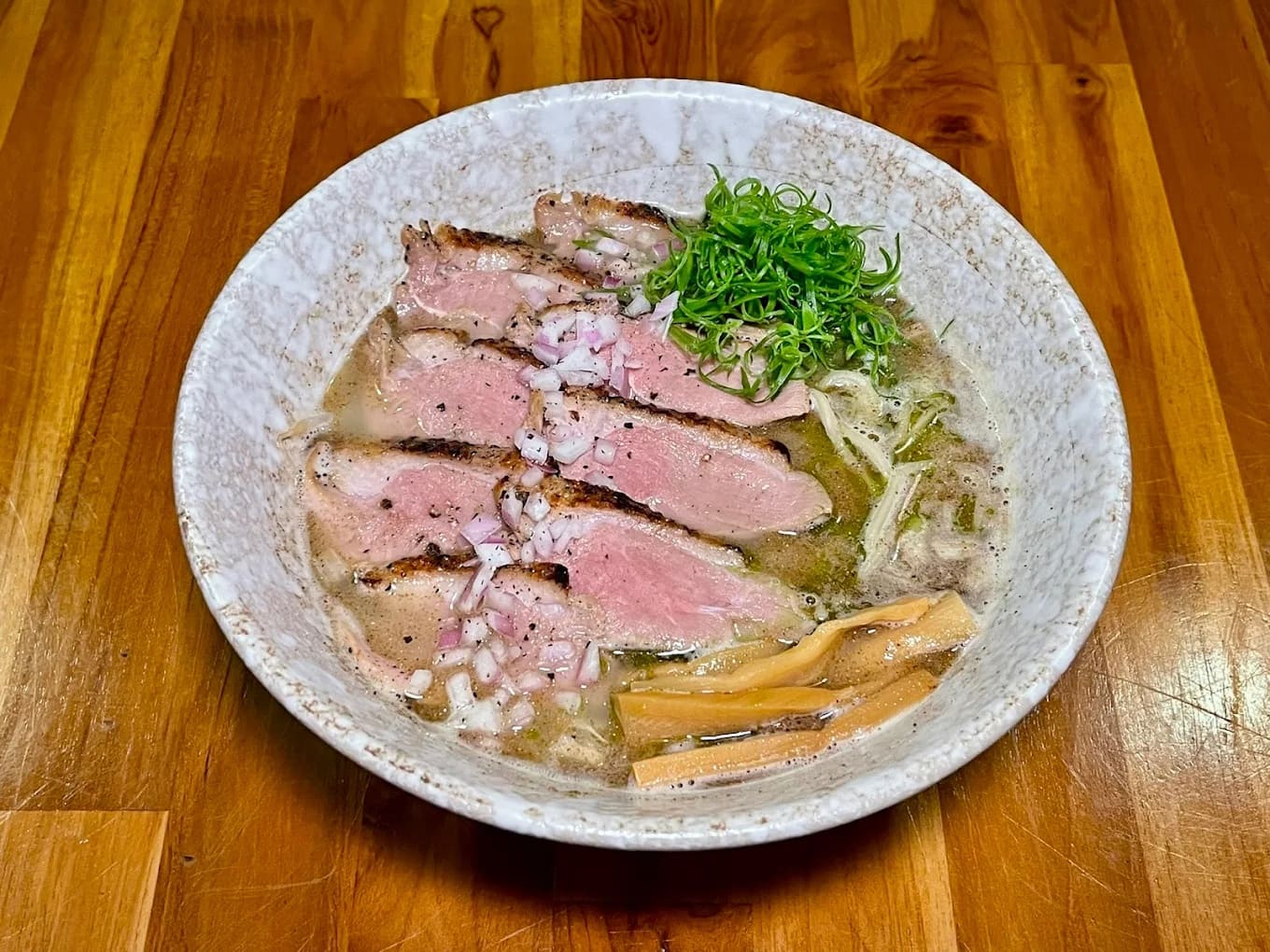 Kamo Negi Niboshi Ramen