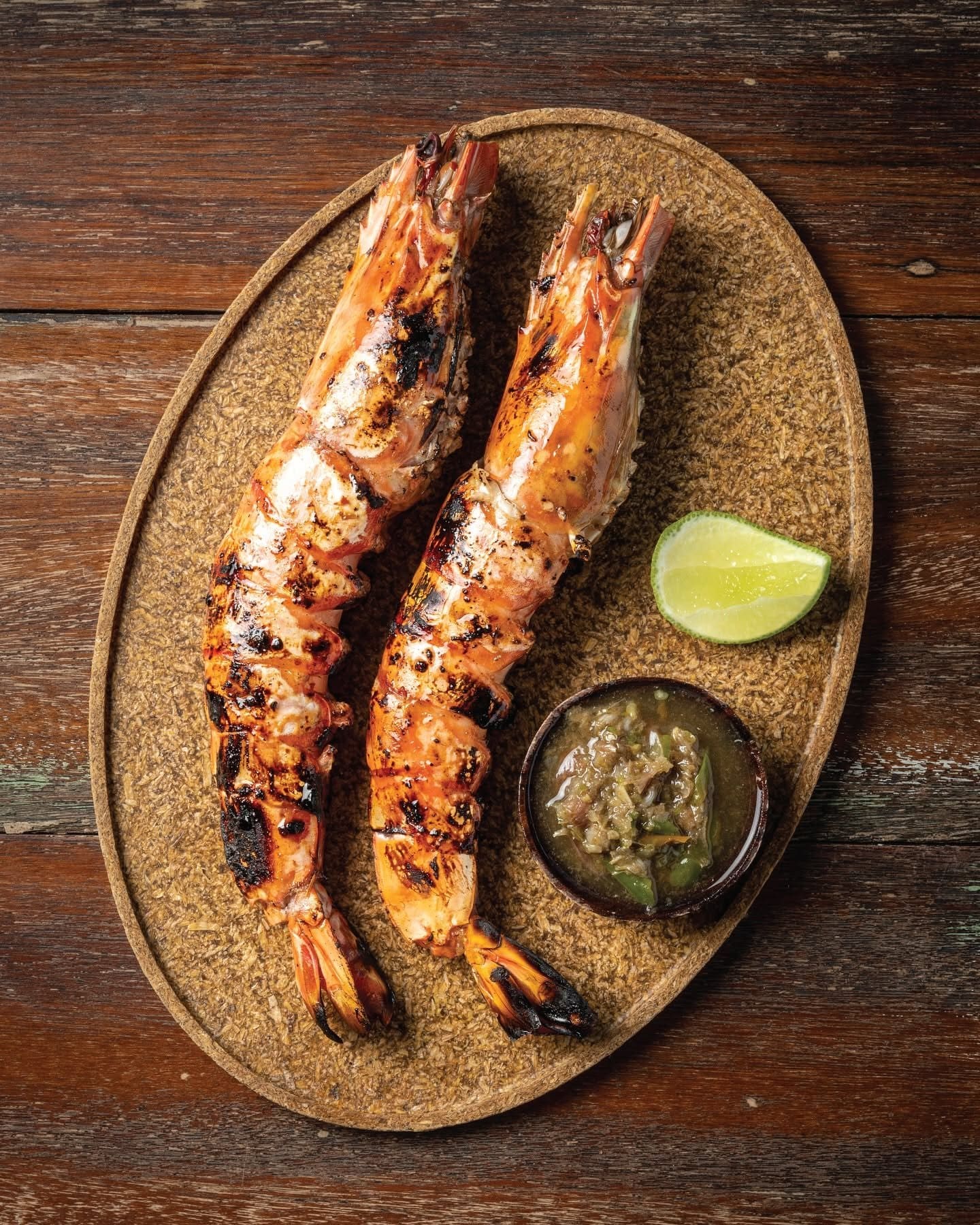 Grilled Tiger Prawns
